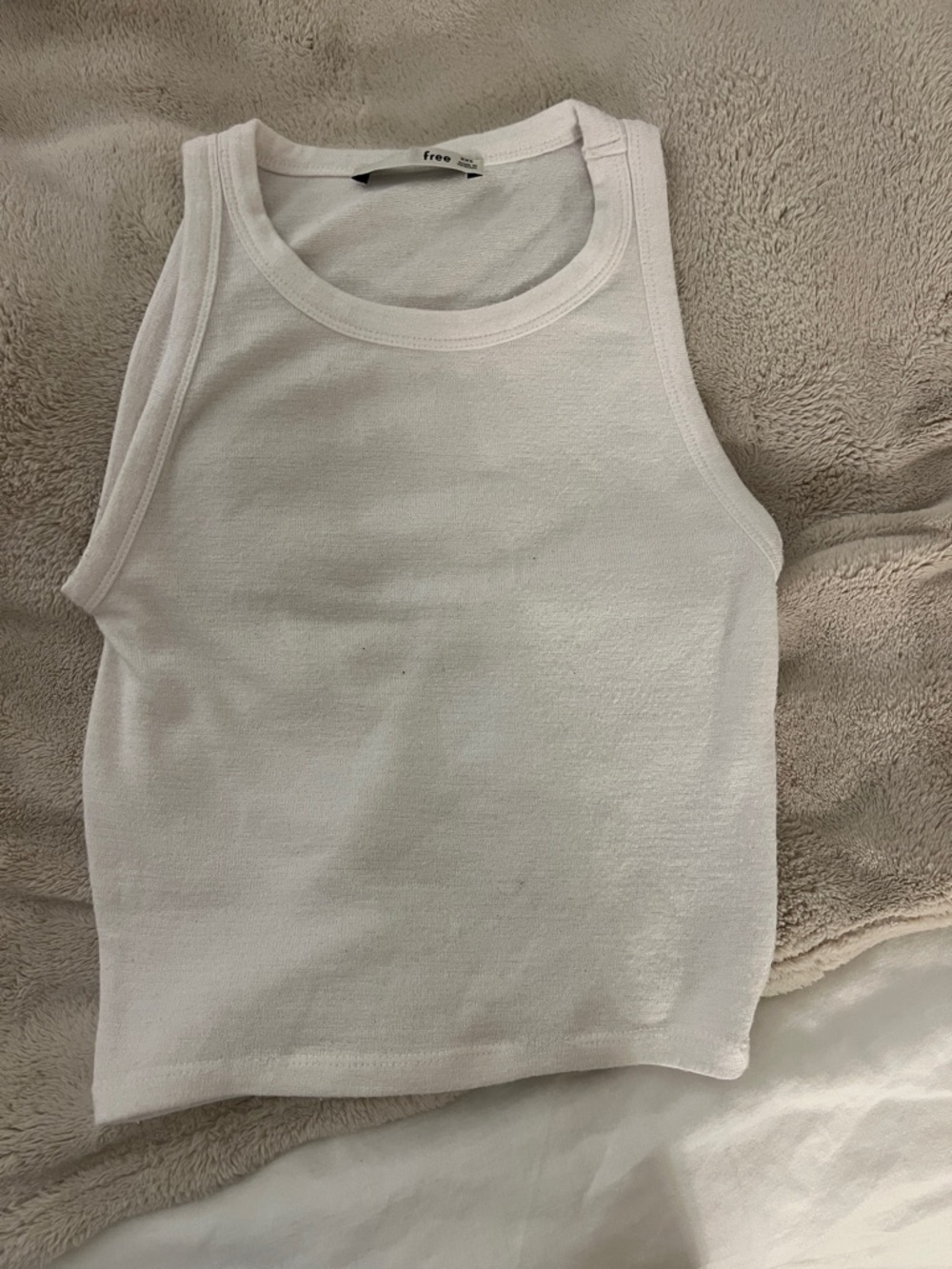 Aritzia white wilfrid tank top